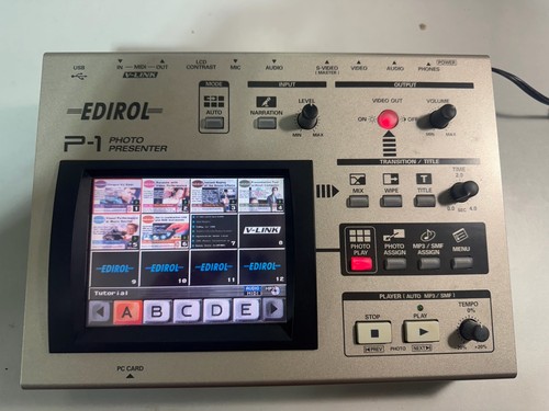 Edirol photo presenter - edirol,