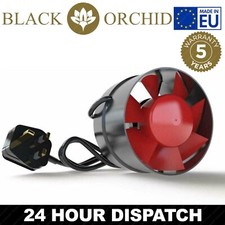 Black Orchid Eco Duct 4 Inch Inline Extraction Fan for Grow Tent