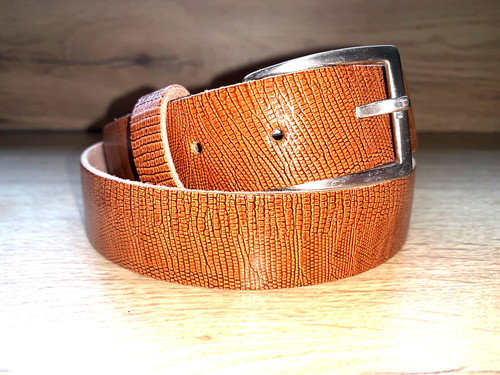 Kids real leather school - leather, belt