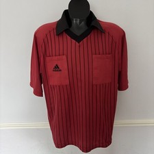 Adidas Red Referee Referees Shirt XL 22”P2P EXTRA LARGE
