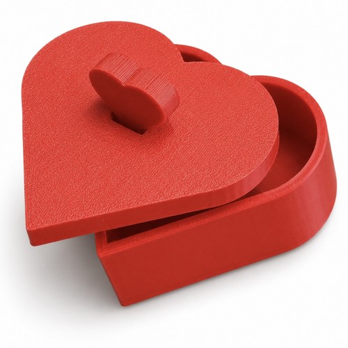 Red heart shaped - heart, 3d