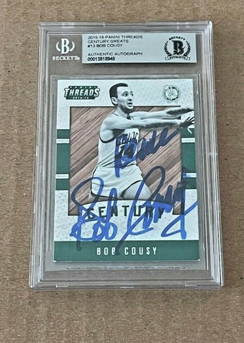 Bob cousy signed - bob, 2015-16