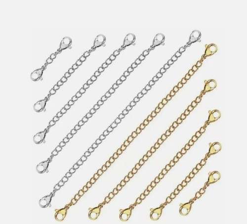 Gold silver plated chain - gold,