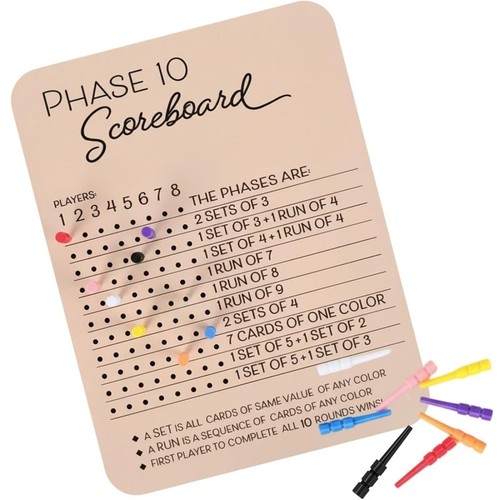 Phase score board wooden - score,