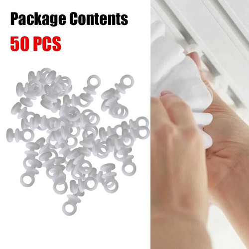 50pcs plastic curtain track - 50pcs,
