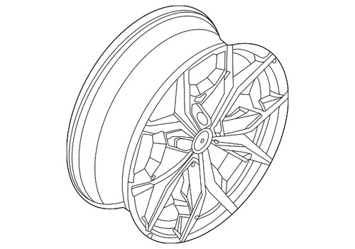 Genuine bmw wheel - genuine, alloy
