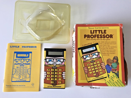 Vintage little professor - little,