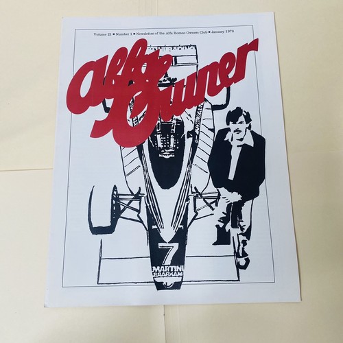 Vtg newsletter the alfa - newsletter, of