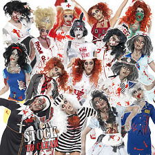 Halloween Zombie Fancy Dress Costume Ladies