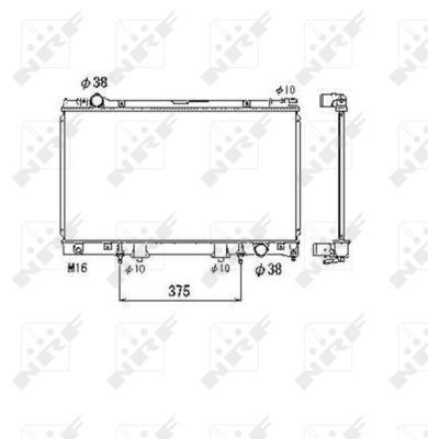 Fits lexus 400 radiator - lexus,