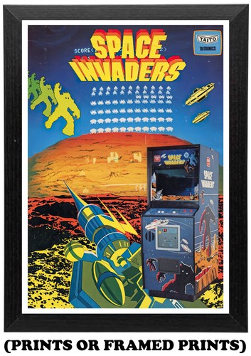 Space invaders arcade retro - arcade,