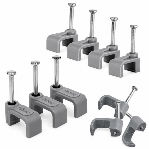 Flat cable clips with - flat,
