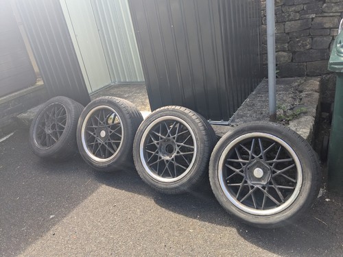 Wolfrace alloy wheels with - alloy,