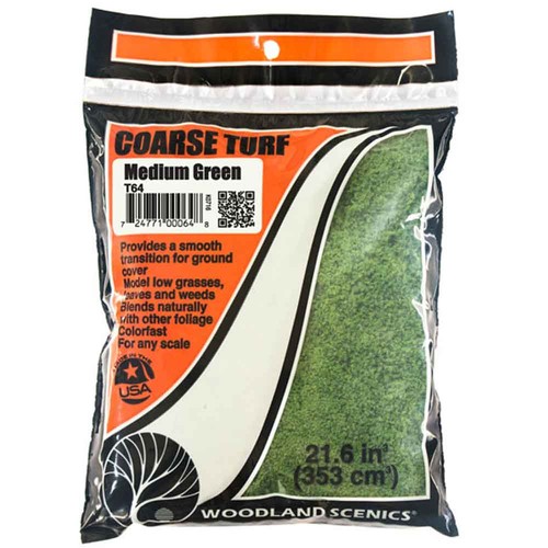 Woodland scenics coarse turf - scenics,