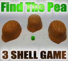 FIND THE PEA 3 SHELL GAME HALF