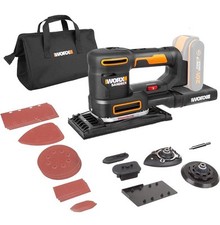 WORX Sandeck WX820.9 20V Cordless Multi Sander (Bare Unit)