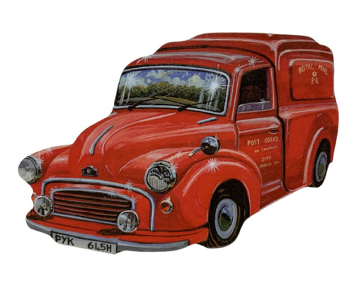 Post office van magnet royal - magnet,