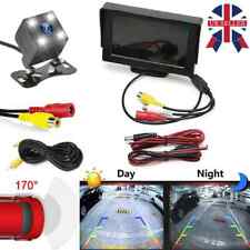 Car Rear View Reversing Camera Kit HD Monitor Parking Night Vision Van/Bus/Truck
