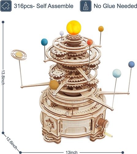 Robotime rokr 316pcs rotatable - rokr,