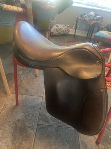 Ideal brown saddle 5 - ideal, 16.5