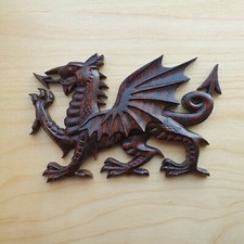 Welsh Dragon Wood Carving Oak