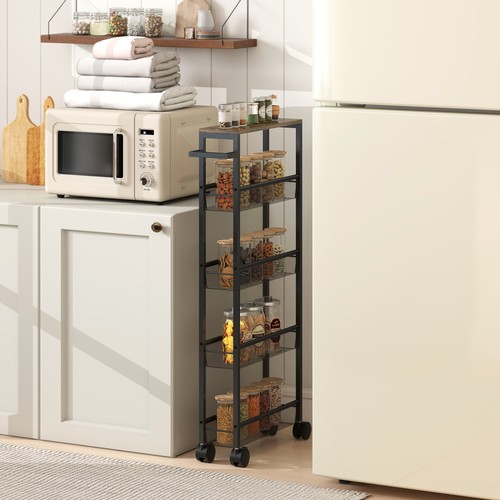 Slim storage trolley with - trolley,