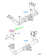FORD TRANSIT MK3 Tow Bar Left