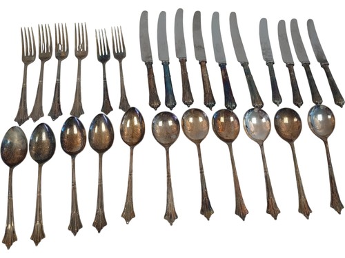 Sheffield cutlery set with - cutlery,