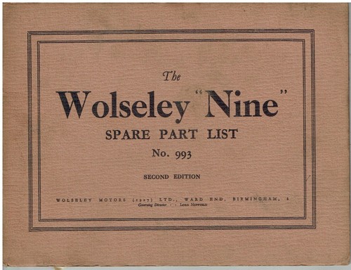 Wolseley chassis - 9,