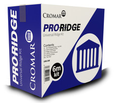 6m Dry Ridge Kit Cromar  Pro Ridge Universal  Concrete Roof Kit System 6 Metre