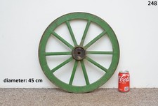 Vintage old wooden cart wagon