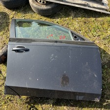 Audi A4 B8 2008-2011 Black L79Y Front Right Driver Side Door Black Complete