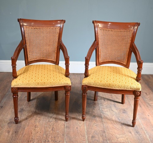Pair regency arm chairs - regency,