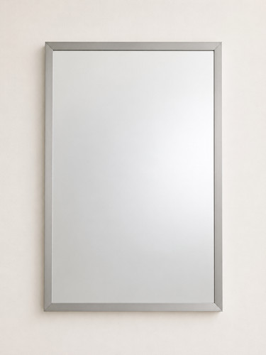 Large rectangular silver - large,