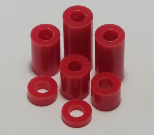 Red acetal delrin plastic - acetal,