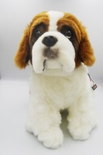 St Bernard 12" toy, as it is, gift wrapped, personalised 4 options Realistic dog