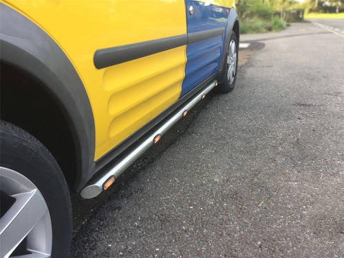 Side bars amber leds down - +,