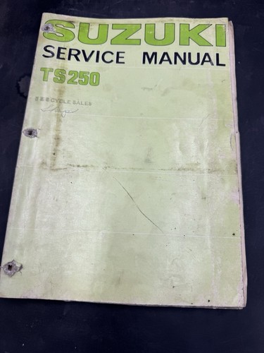 Suzuki ts250 service manual - suzuki,