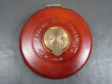 Vintage 10m leather steel tape