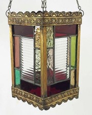 ANTIQUE STAINED LEAD GLASS