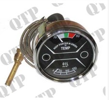 Fits Nuffield 10/60 Tractor Oil And Water Temperature Gauge