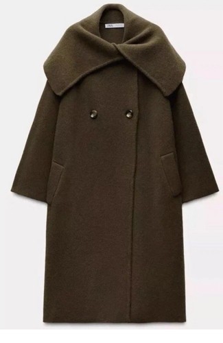 Zara wide lapel 100 wool - 100%,