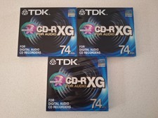 3x TDK CD-R XG 74 Digital