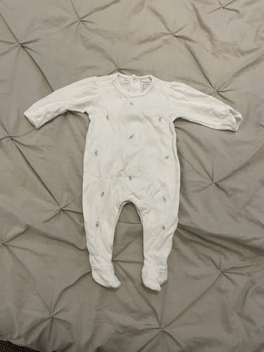 Emile rose white sleepsuit - et,