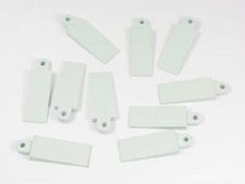 Window wedges & Door . 50mm x 21mm Rubber White (Packs of 10 or 20)