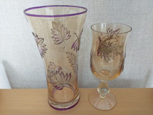 Vase wine glass - &, goblet