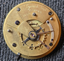Pocket watch movement. Lyon &