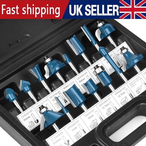 15pc router bit set shank - 15pc,