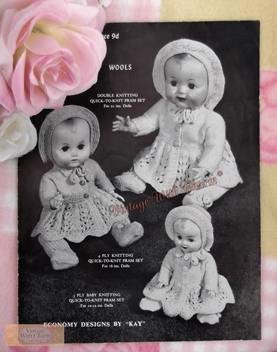 Vintage 50s dolls clothes - 50s,