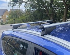 Aluminium Roof Bars for Vauxhall Zafira B & C fit with solid flush rails 